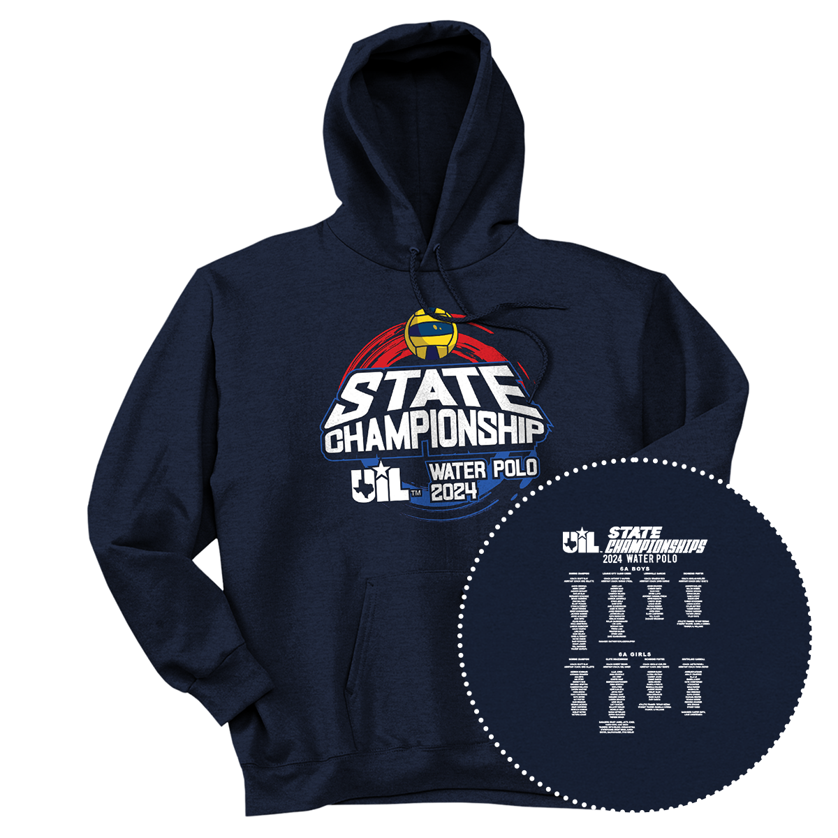 2024 UIL Water Polo State Championships Hoodie