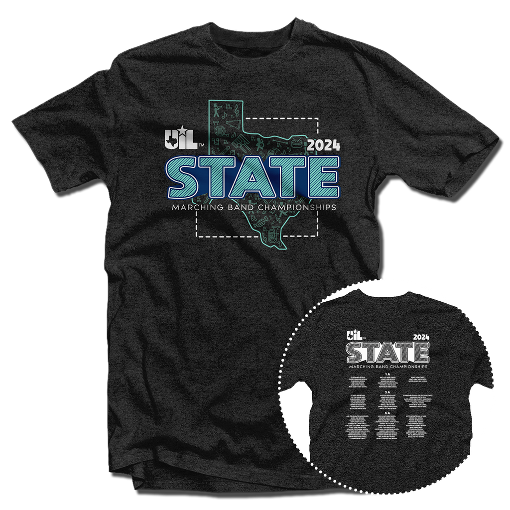 2024 UIL 1A/3A/5A State Marching Contest T-Shirt