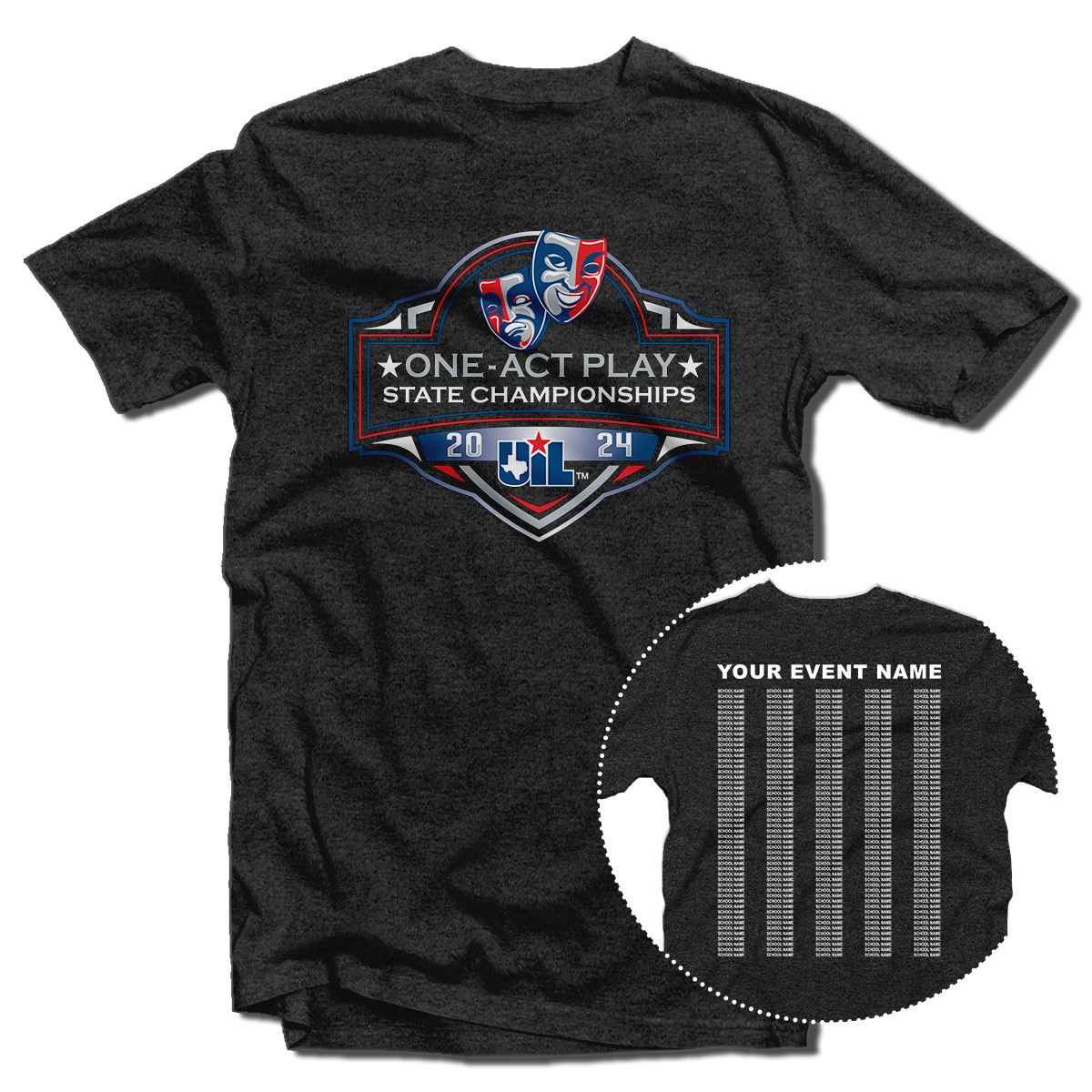 2024 UIL One-Act Play State Championships T-Shirt