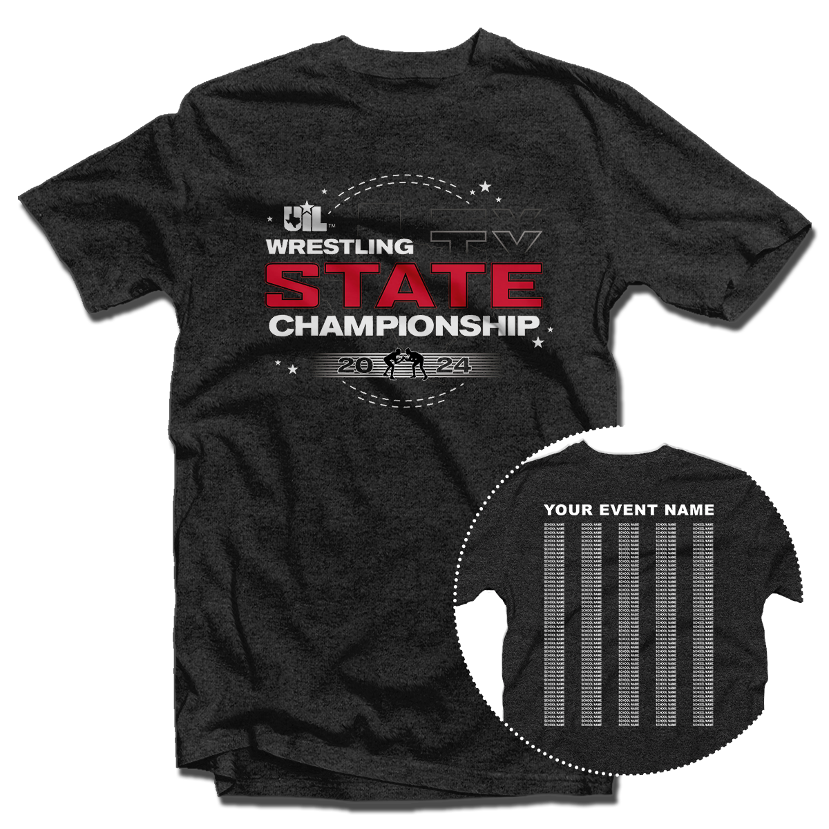 2024 UIL Wrestling State Championships T-Shirt