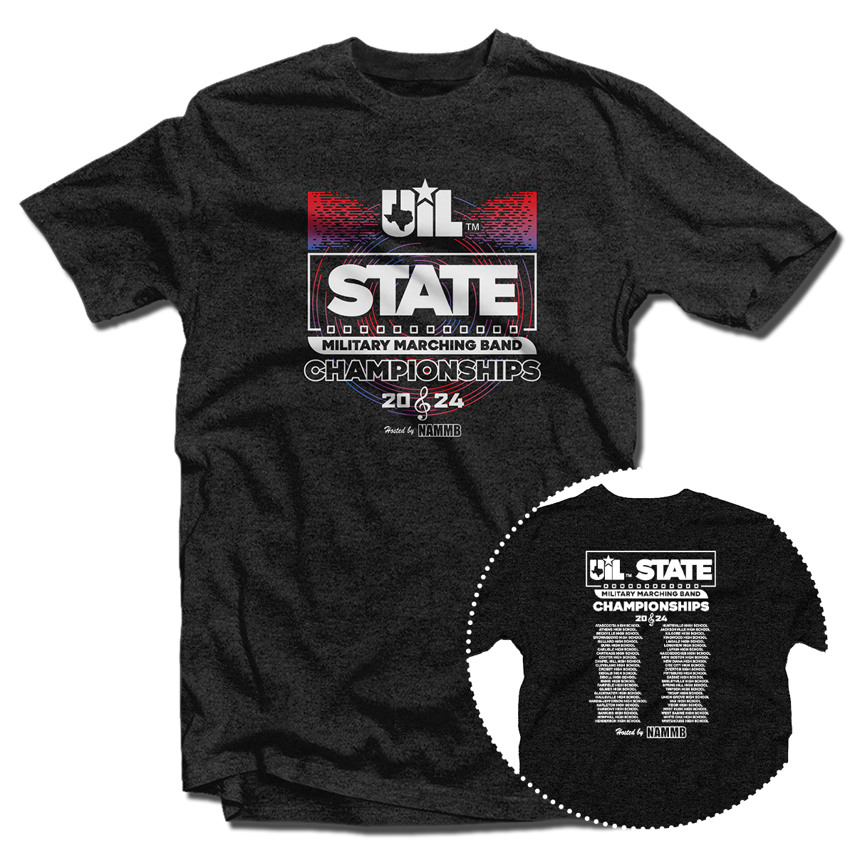 2024 UIL Military Marching Contest T-Shirt