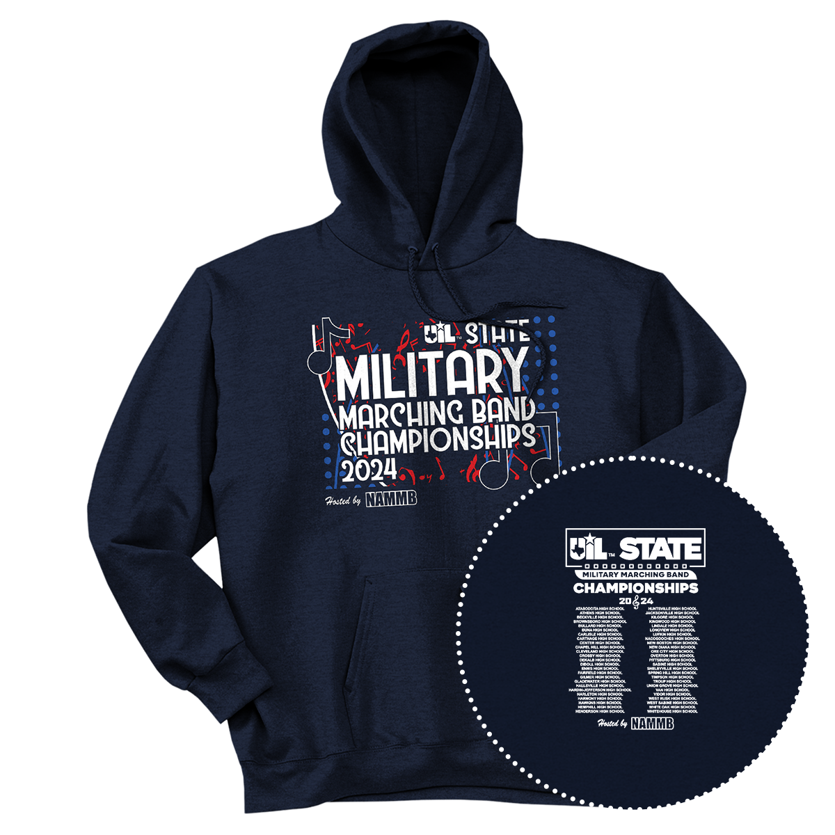 2024 UIL Military Marching Contest Hoodie