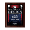 2024 UIL Theatrical Design State Championships 8x10 Plaque