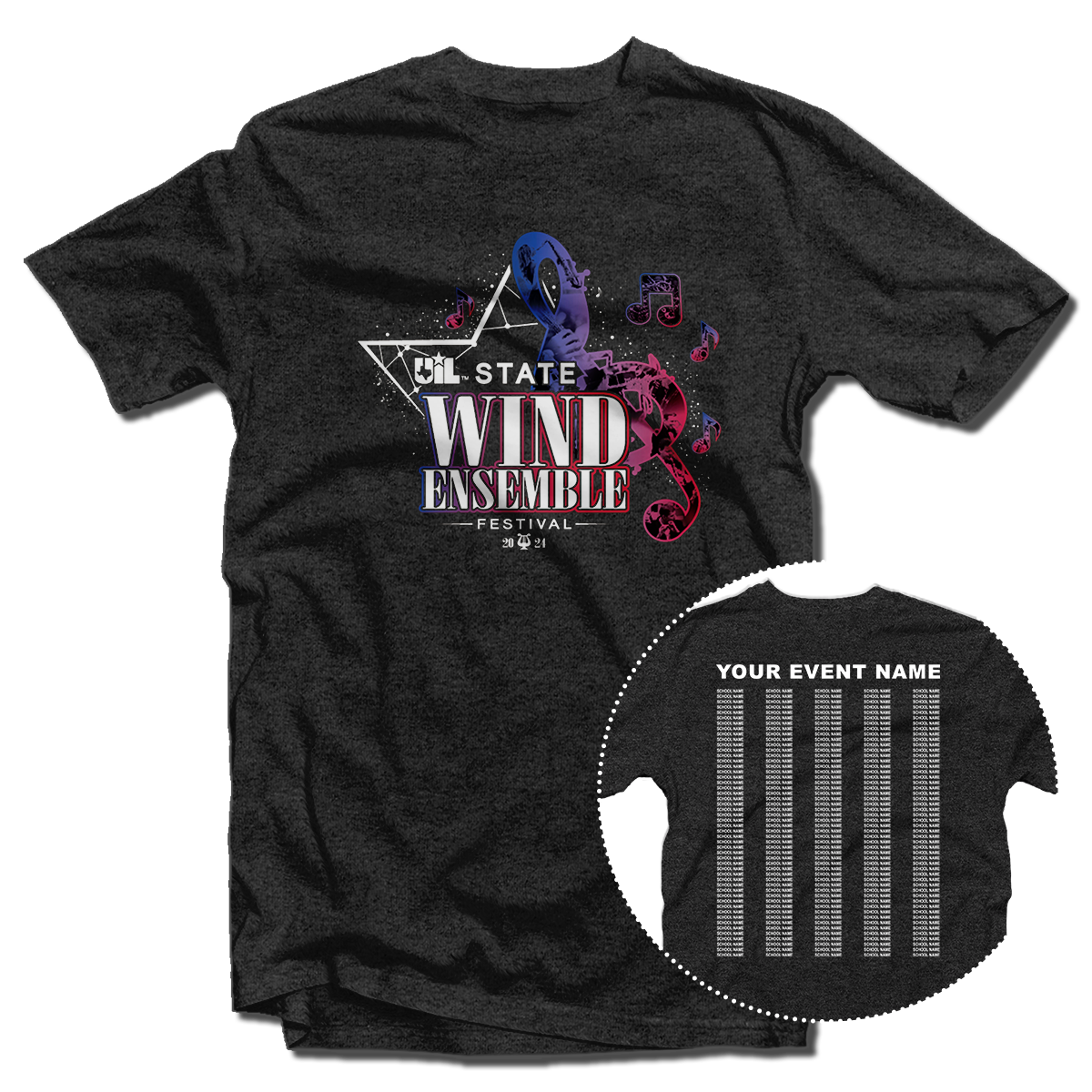 2024 UIL Wind Ensemble Festival T-Shirt