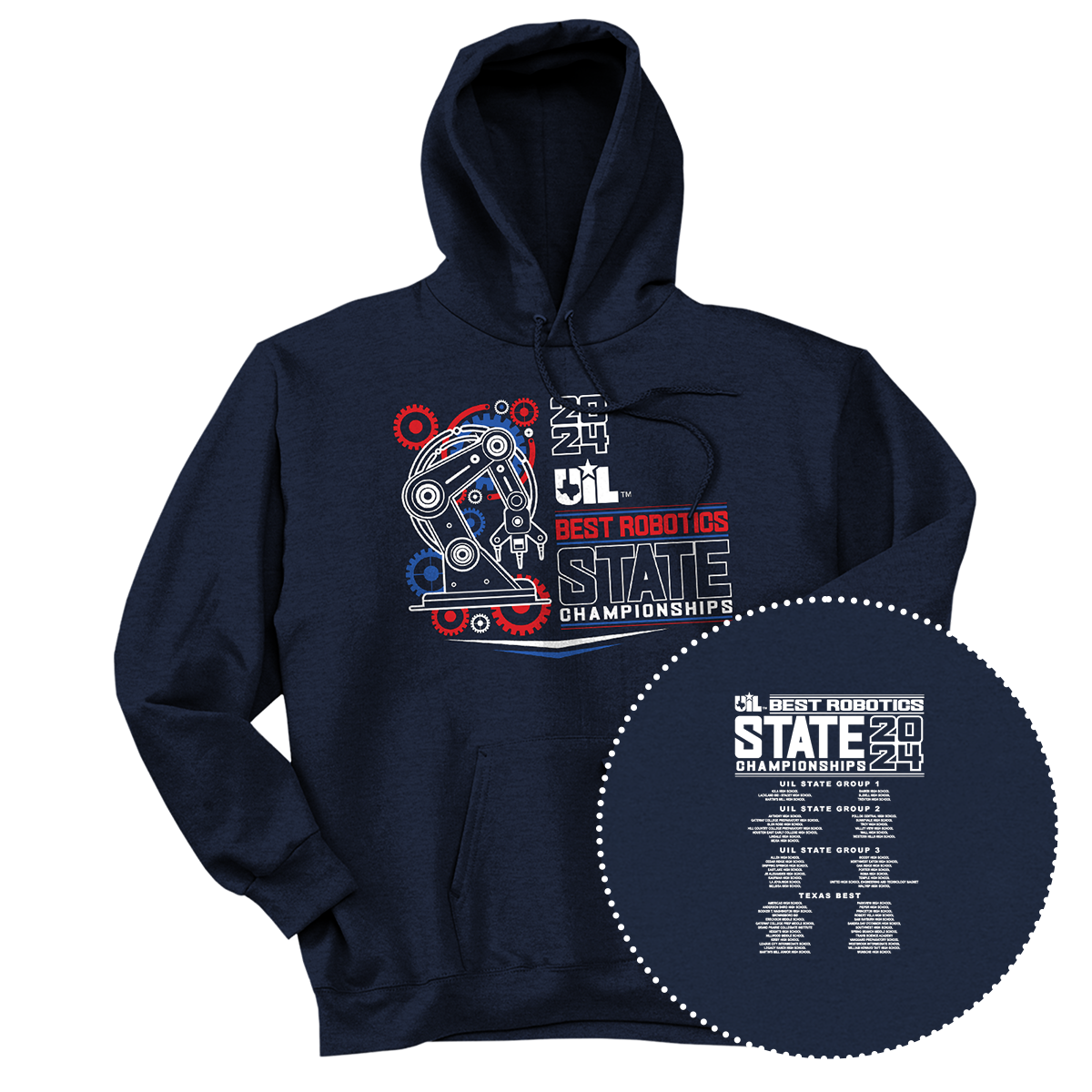 2024 UIL Robotics - Best State Championships Hoodie