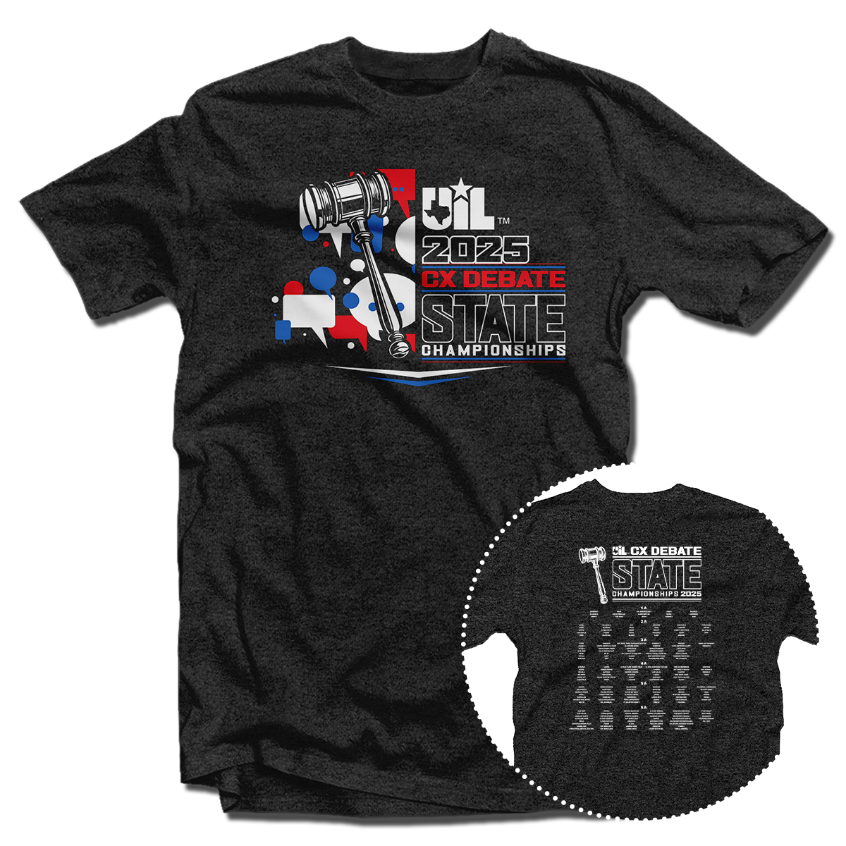 2025 UIL CX Debate State Championships T-Shirt