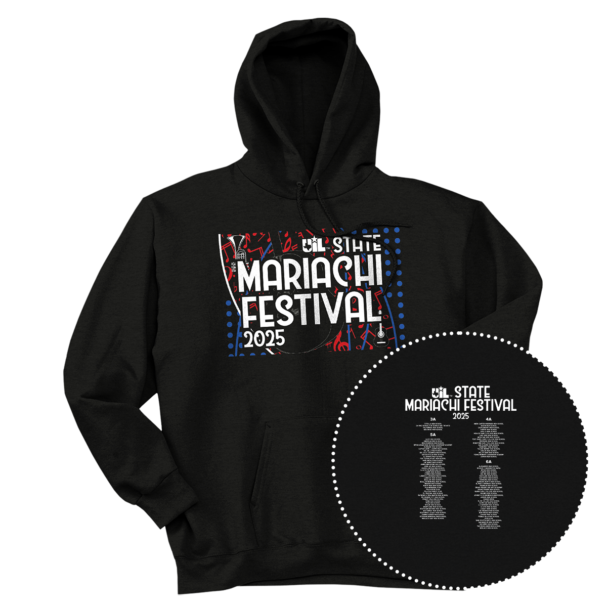 2025 UIL State Mariachi Festival Hoodie