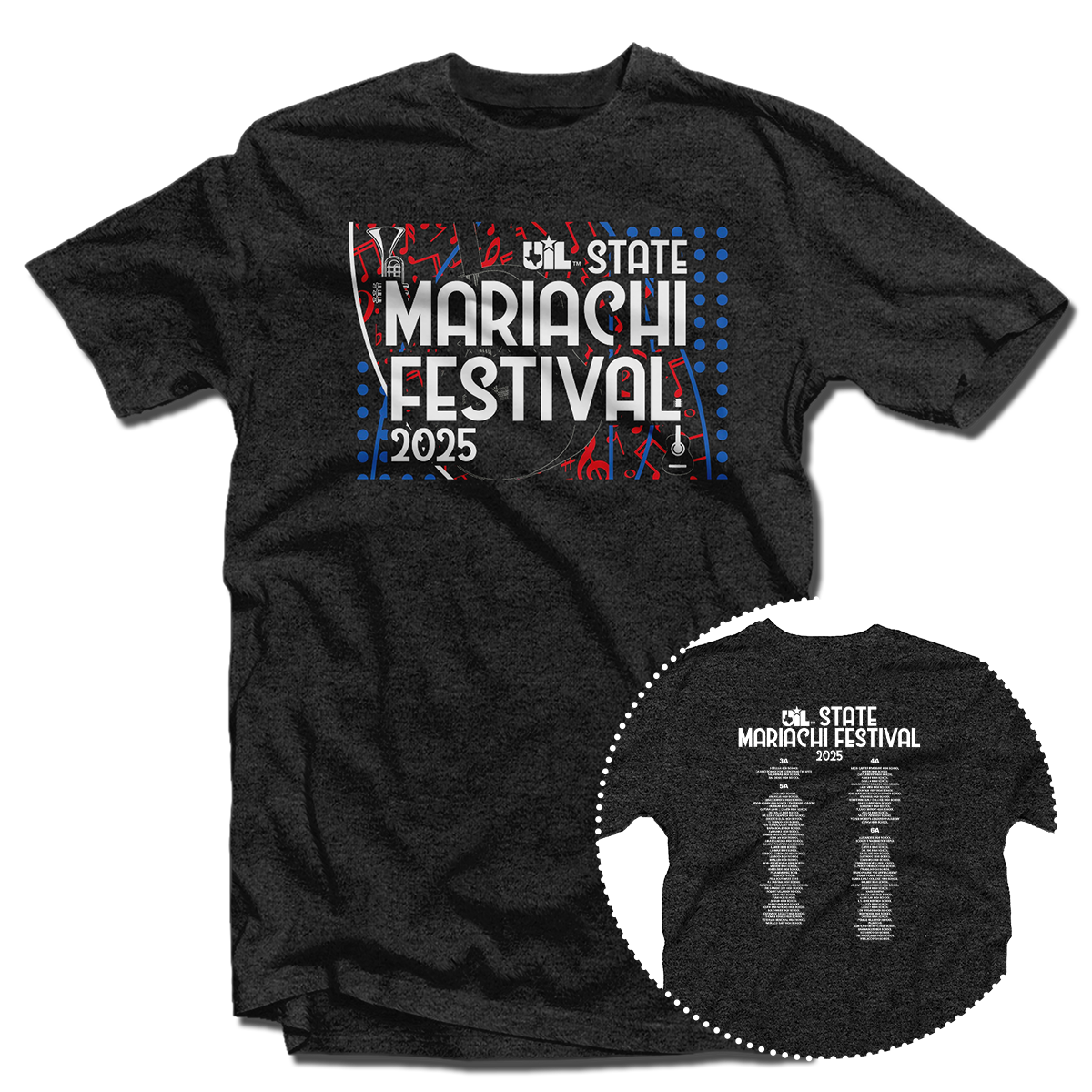 2025 UIL State Mariachi Festival T-Shirt