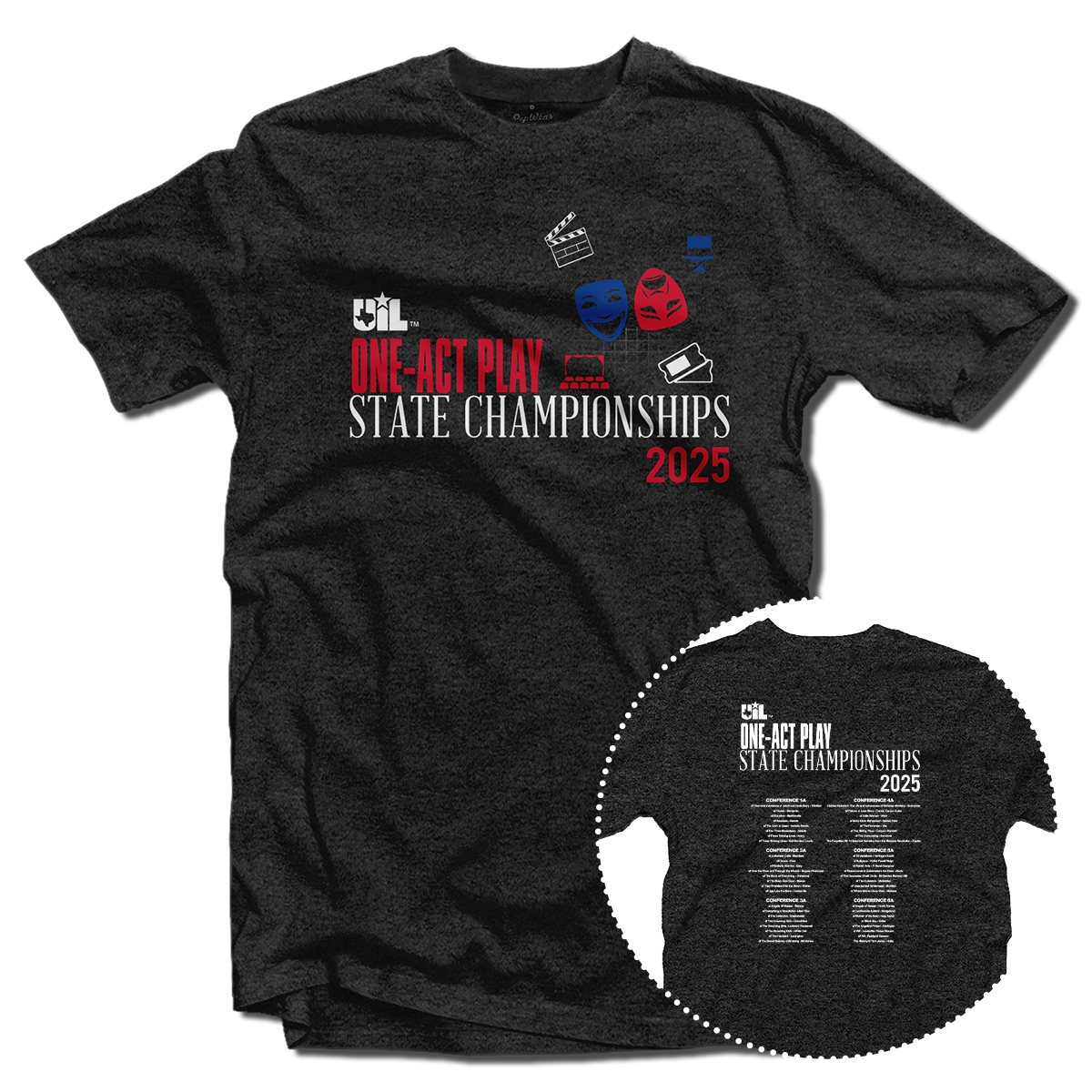 2025 UIL One-Act Play State Championships T-Shirt