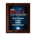 2025 UIL One-Act Play State Championships 8x10 Plaque