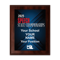2025 UIL Speech State Championships 8x10 Plaque