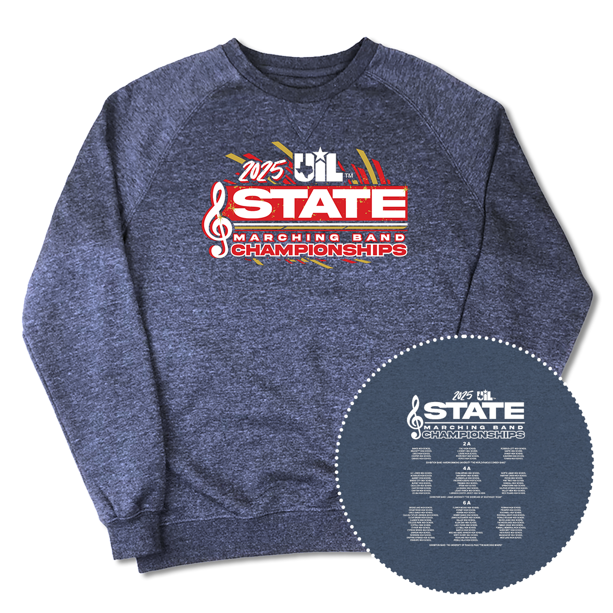2025 UIL 2A/4A/6A State Marching Contest Raglan