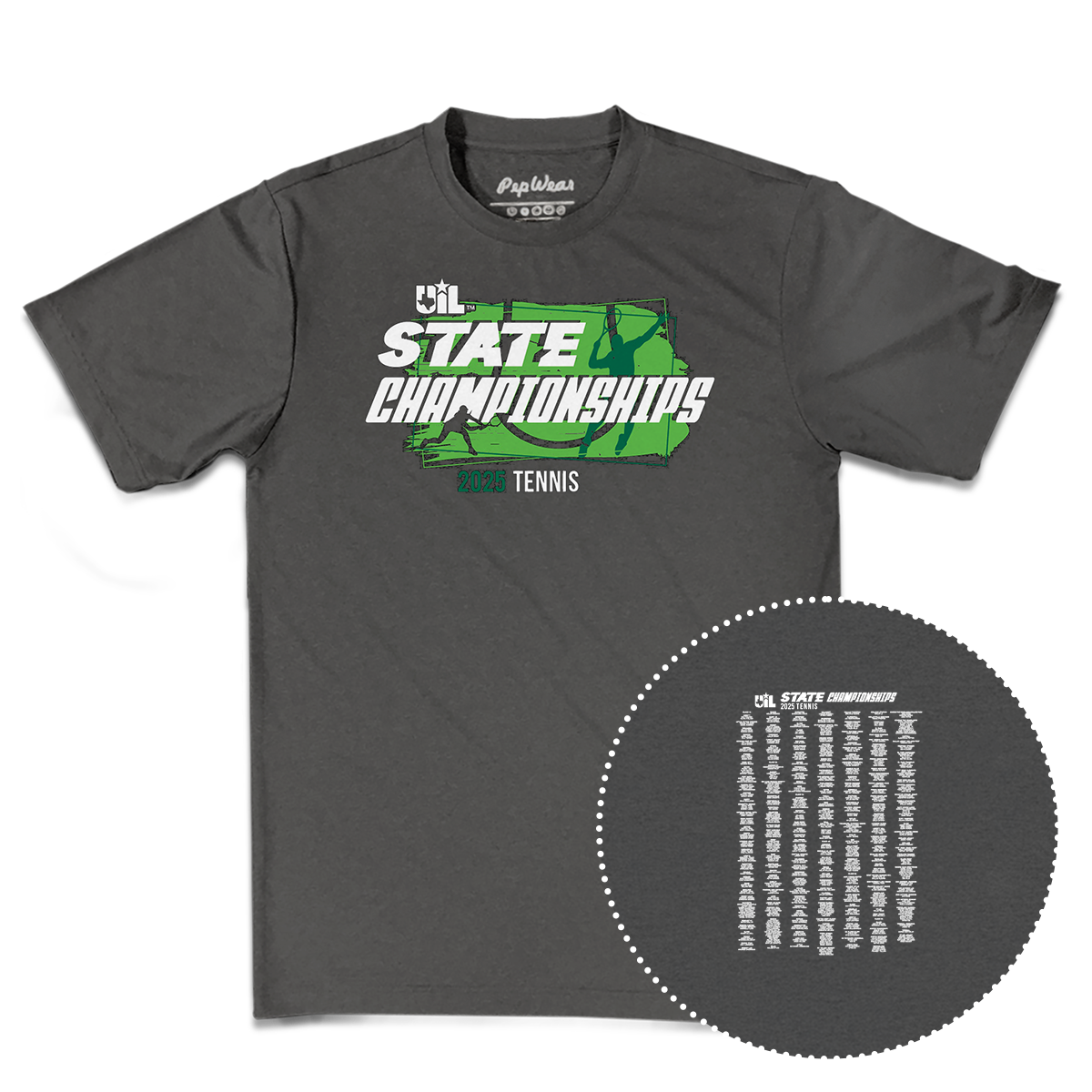 2025 UIL Team Tennis State Championships Performance T-Shirt