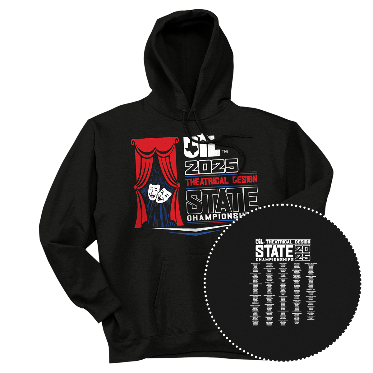 2025 UIL Theatrical Design State Championships Hoodie