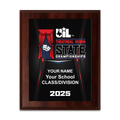 2025 UIL Theatrical Design State Championships 8x10 Plaque
