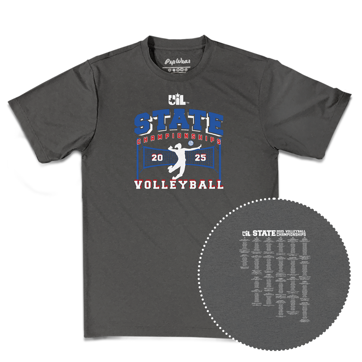 2025 UIL Volleyball State Championships Performance T-Shirt