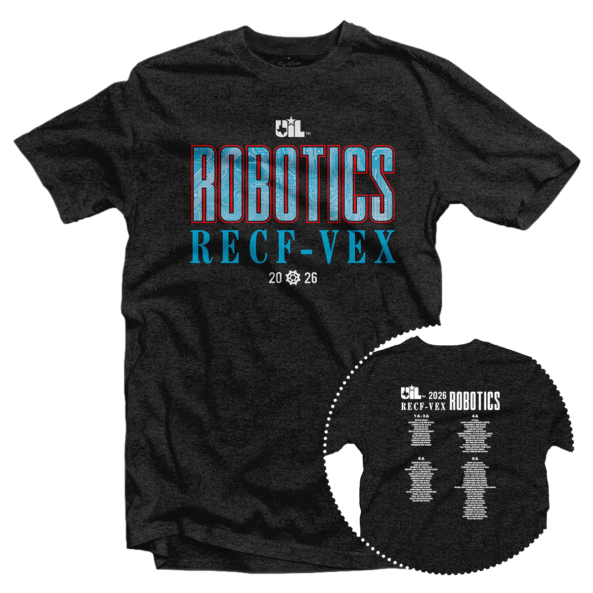2026 UIL Robotics RECF-VEX State Championships T-Shirt