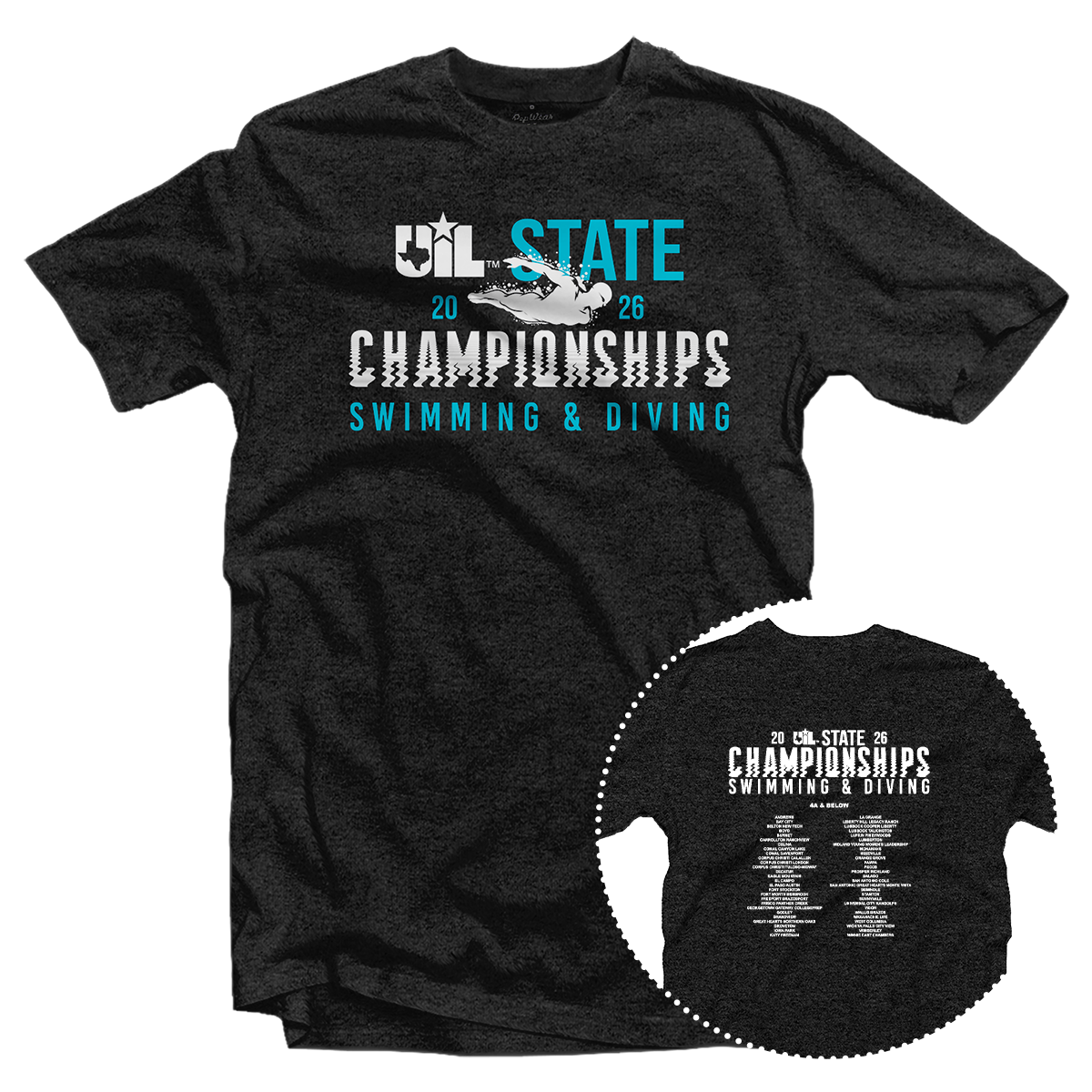 2026 UIL Swimming & Diving State Championships T-Shirt