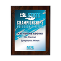 2026 UIL Swimming & Diving State Championships 8x10 Plaque