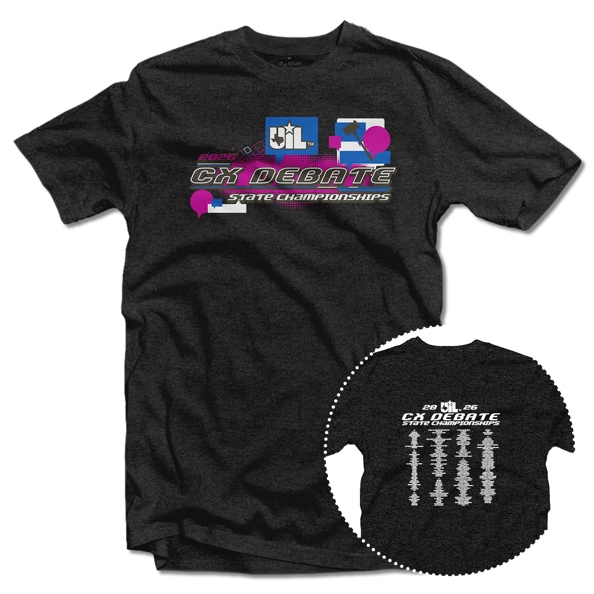 2026 UIL CX Debate 4A-6A T-Shirt