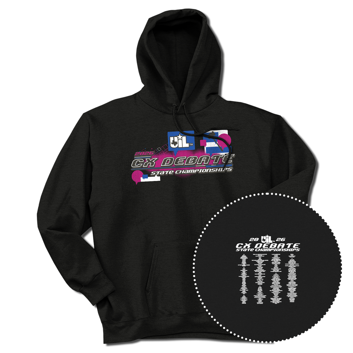 2026 UIL CX Debate 4A-6A Hoodie