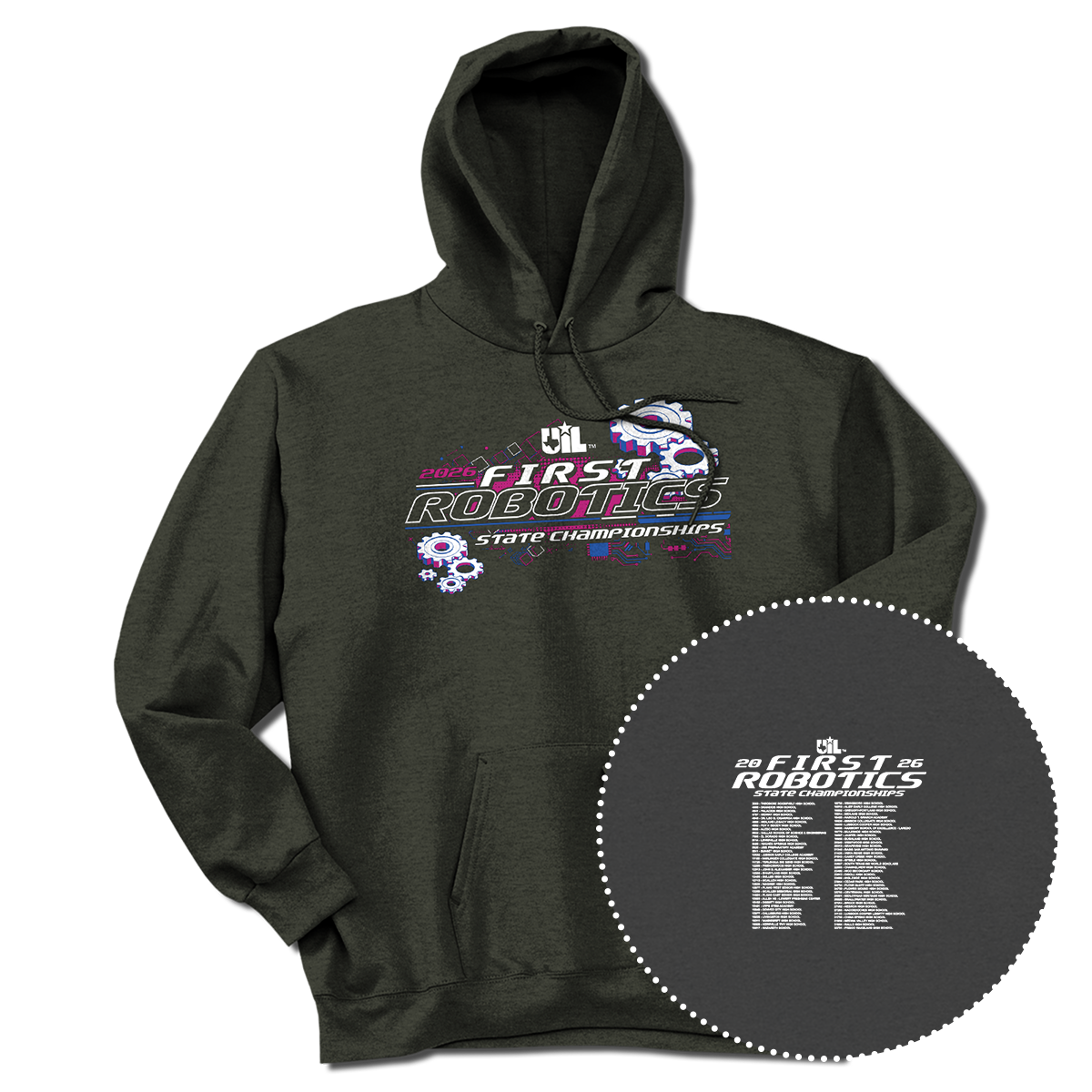 2026 UIL State Robotics Hoodie