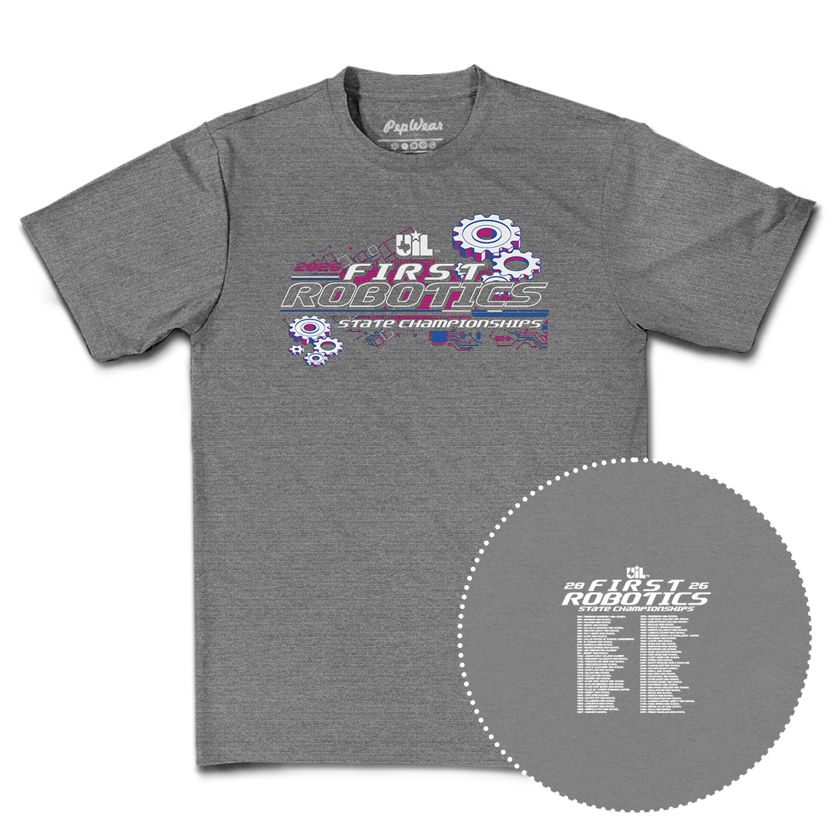 2026 UIL State Robotics Performance T-Shirt