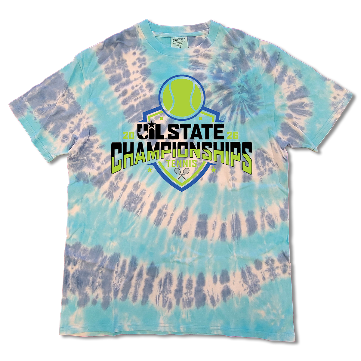 2026 UIL Tennis State Championships Tie-Dye T-Shirt