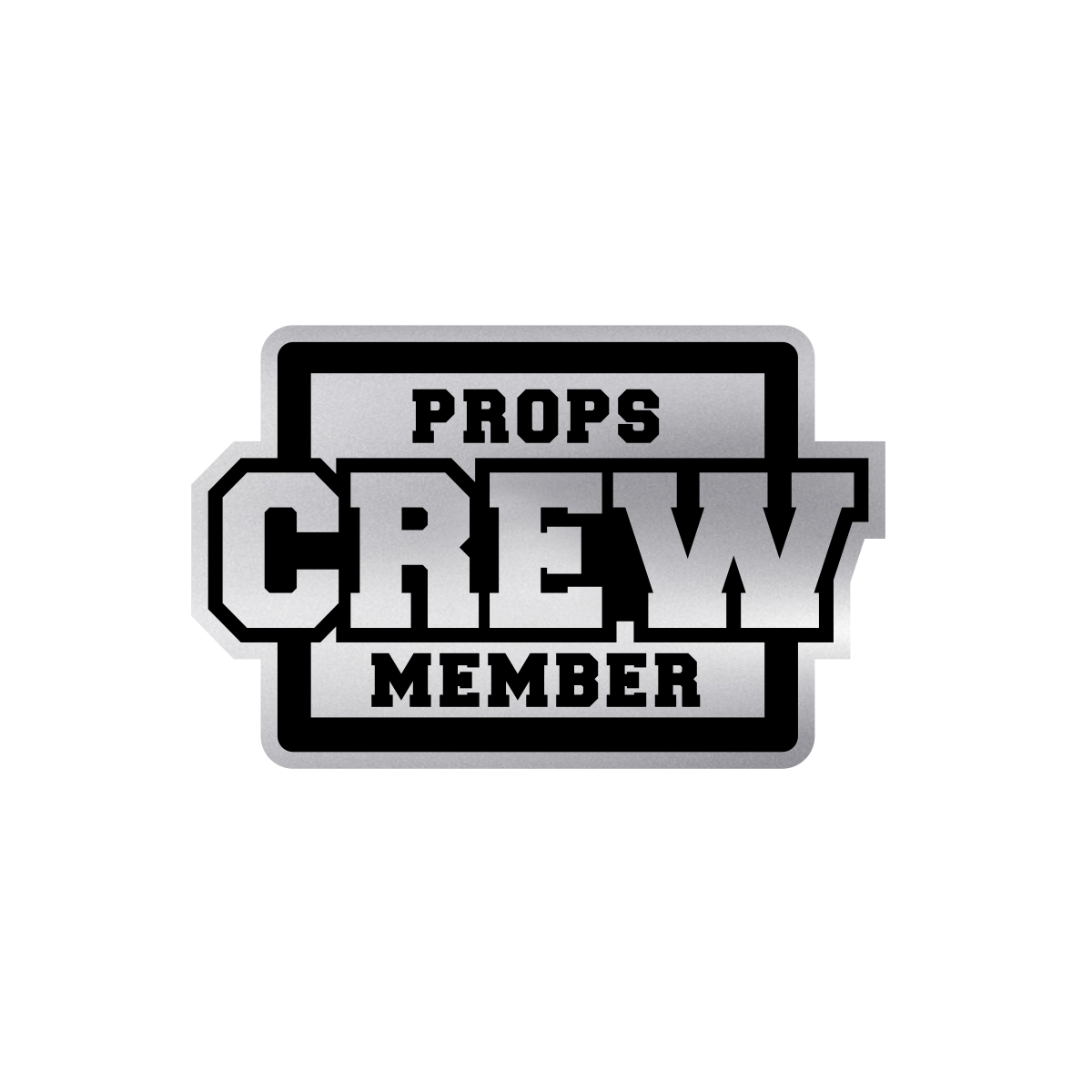 Props Crew Member Sticker