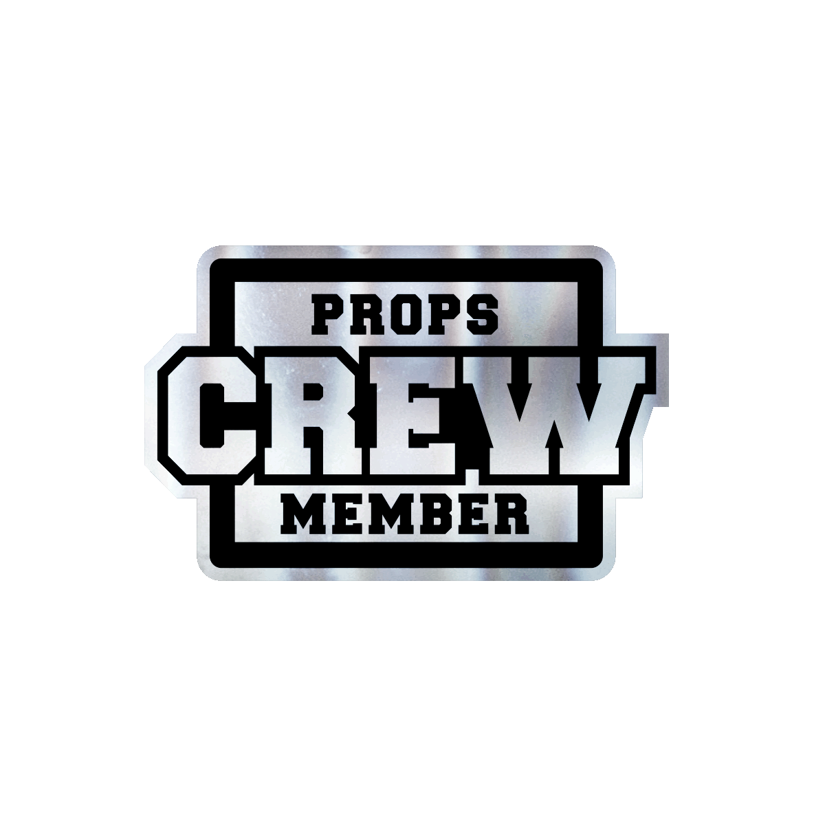 Props Crew Member Sticker