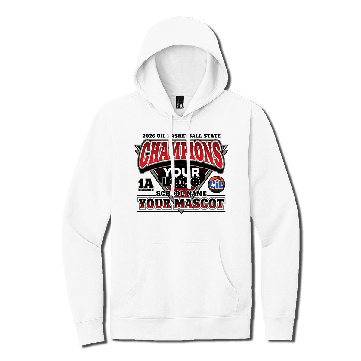 CHAMPION: 2026 UIL Girls Basketball Hoodie