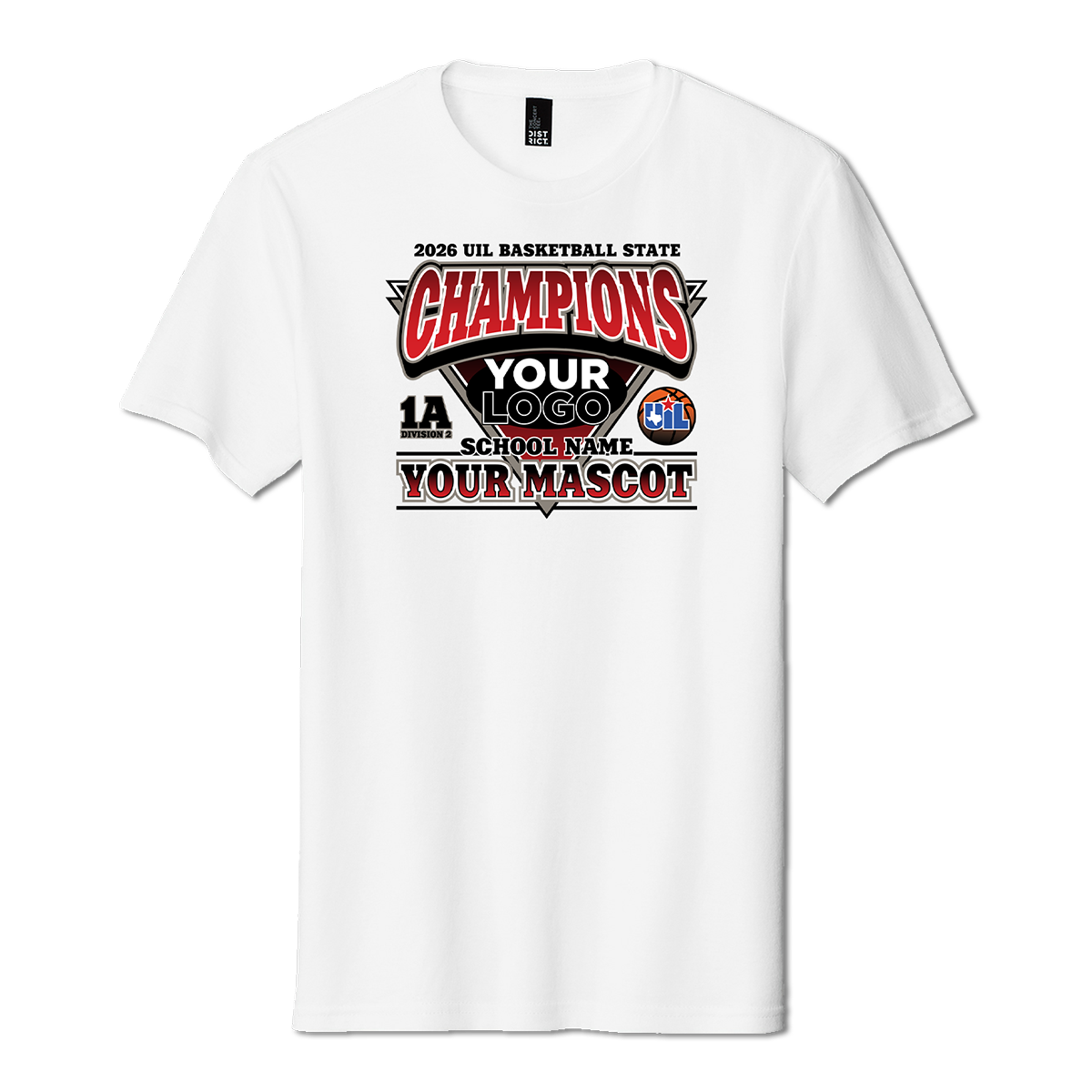 CHAMPION: 2026 UIL Girls Basketball T-Shirt