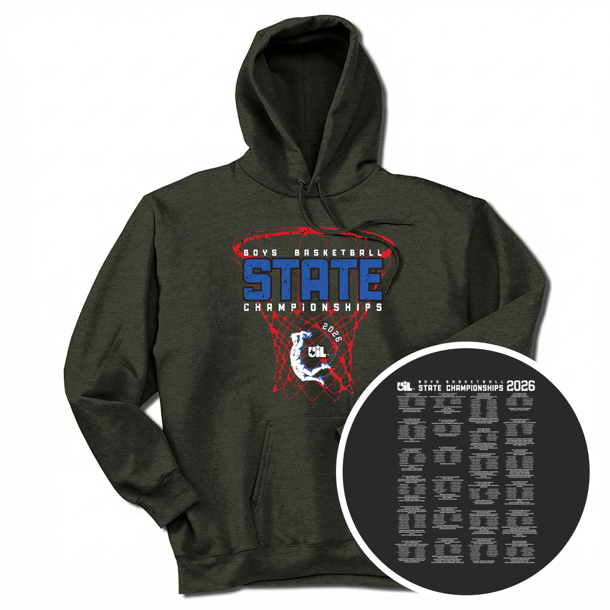 2026 UIL Boys Basketball State Championships Hoodie
