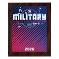 2026 UIL Military Marching State Championships 8x10 Plaque